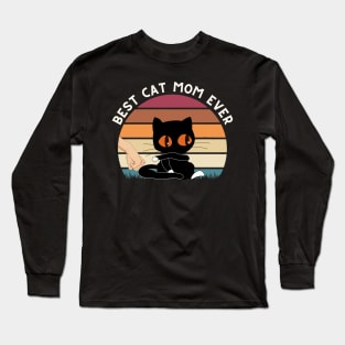 Best Cat Mom Ever Long Sleeve T-Shirt